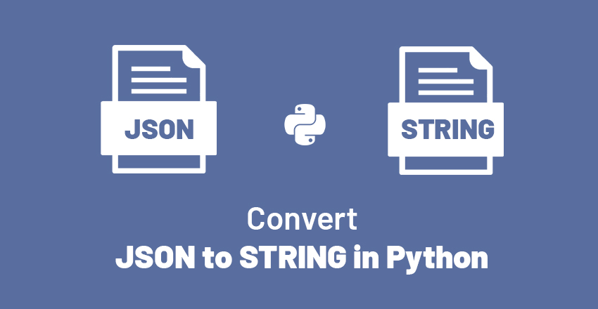 JSON to STRING in Python