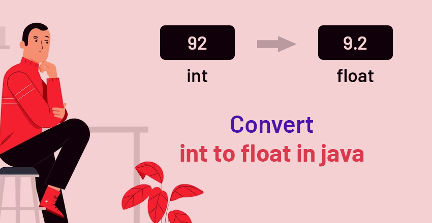 convert int to float in java