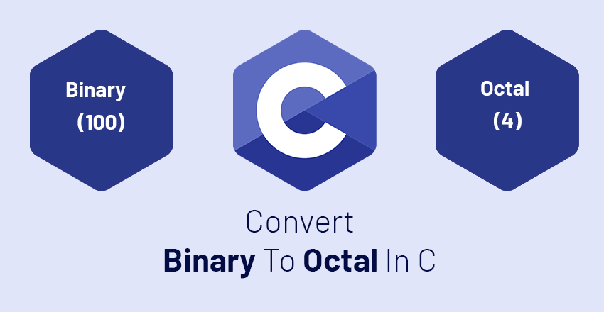 binary to octal in c