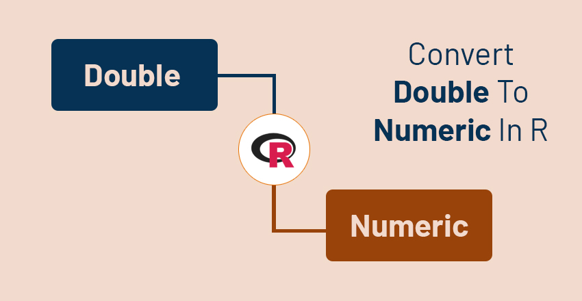 convert double to numeric in r