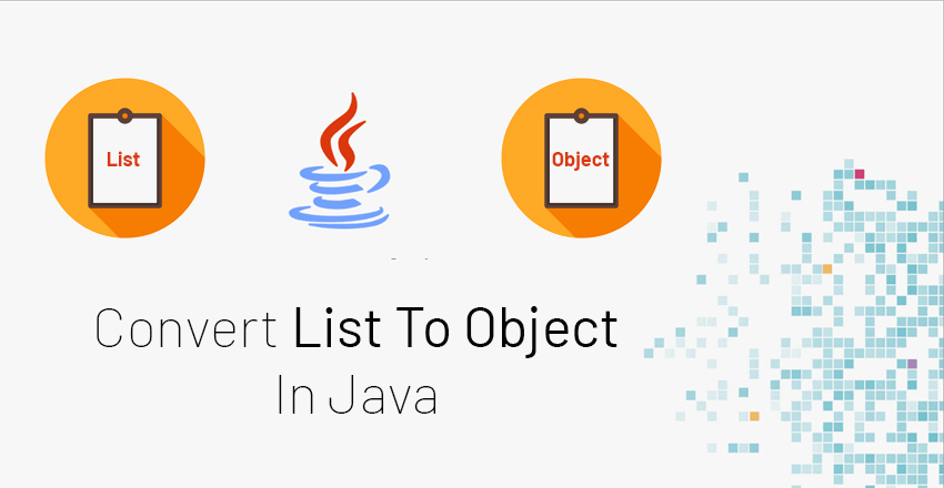 list to object in java