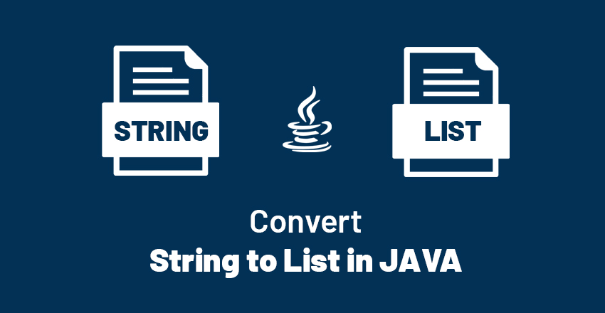 string to list in java