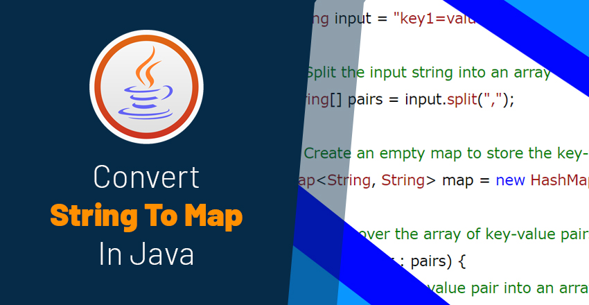 string to map in java