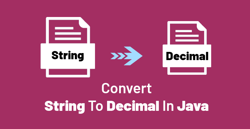 how to convert string to decimal in java