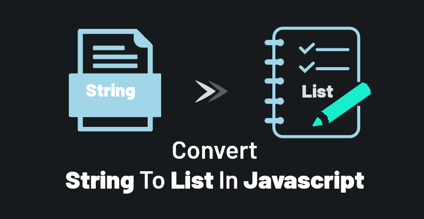 how to convert string to list in javascript