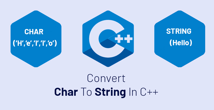 char to string in c plus plus
