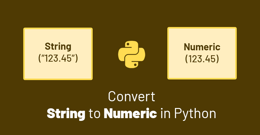 convert string to numeric in python