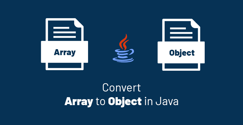 array to object in java