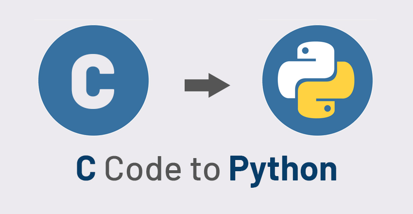 c code to python