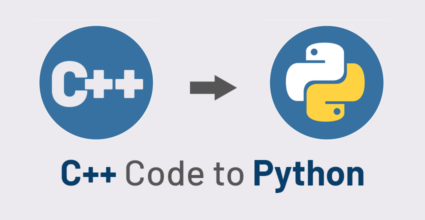 C++ Code to Python